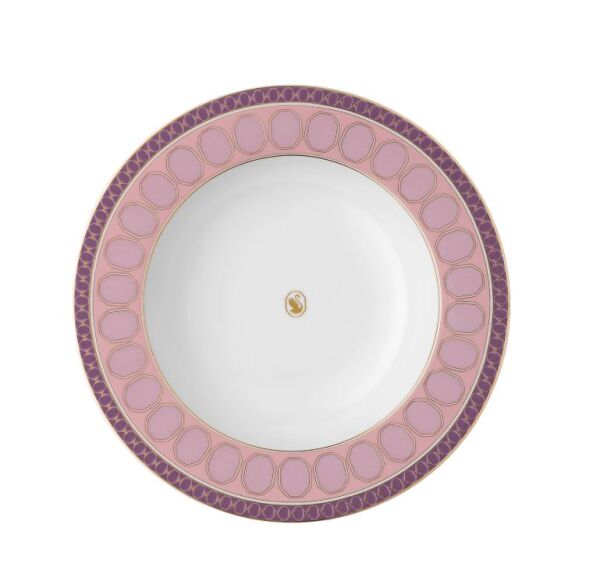 Swarovski Signum Rose Pembe Çukur Tabaka 24 CM