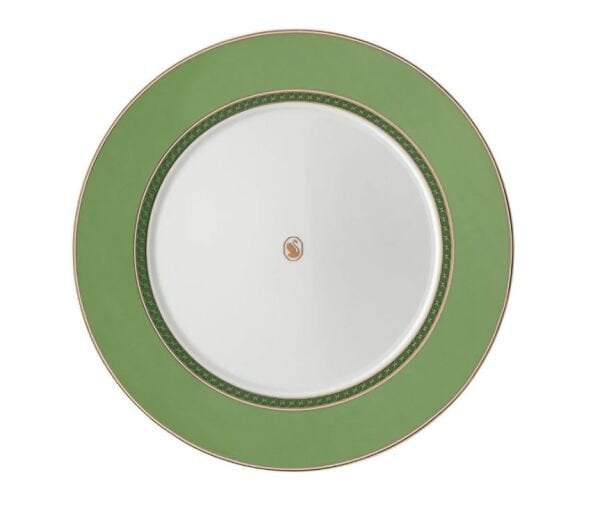 Swarovski Signum Fern Yeşil Düz Tabak 29 cm