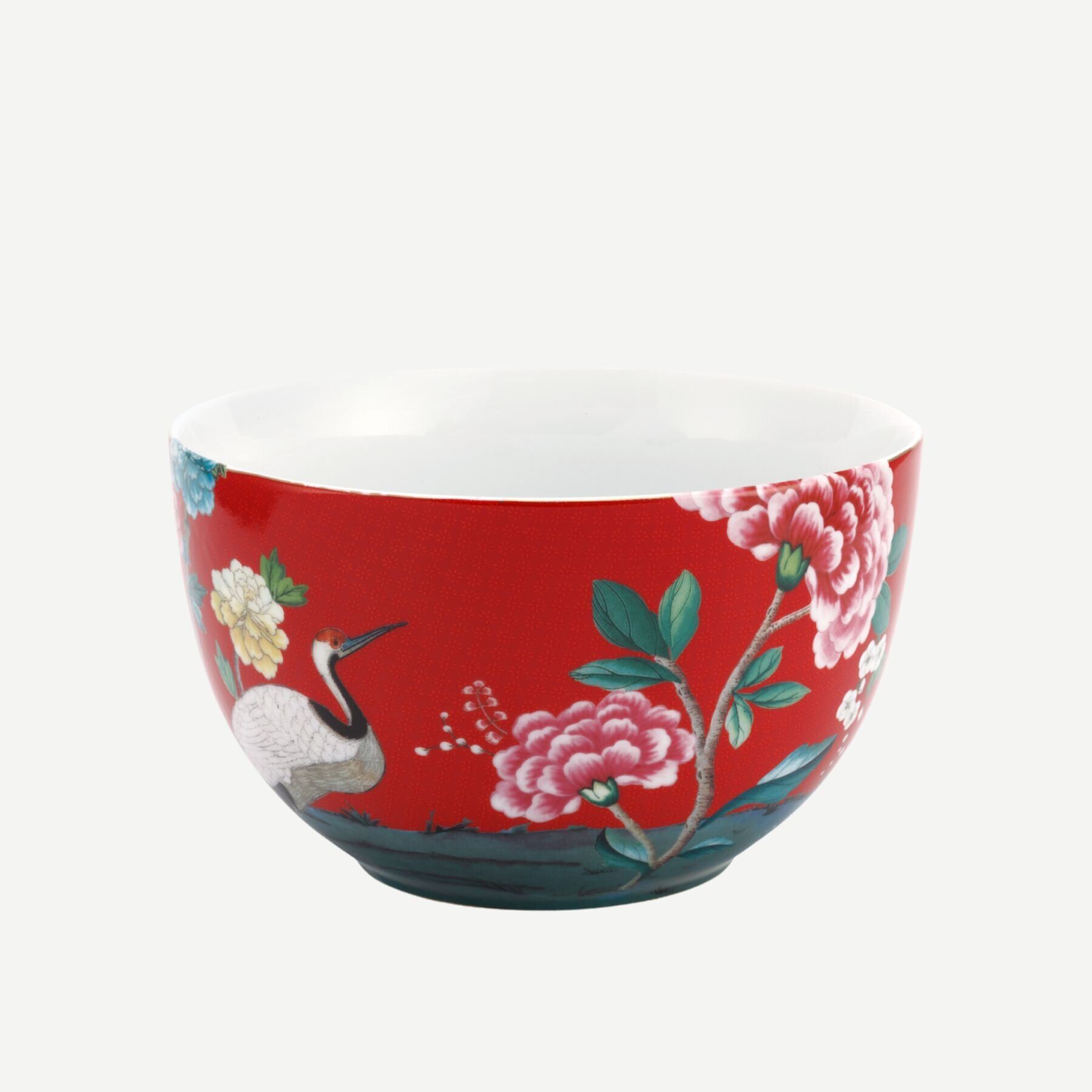 Blushing Birds Kırmızı Kase 23 cm