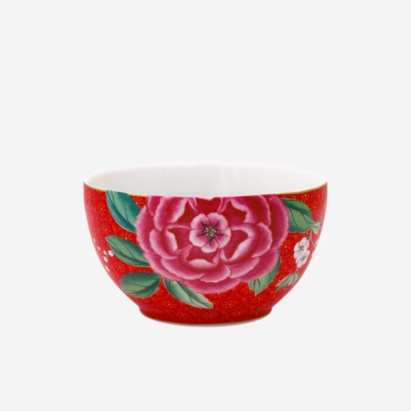 Blushing Birds Kırmızı Kase 9.5cm