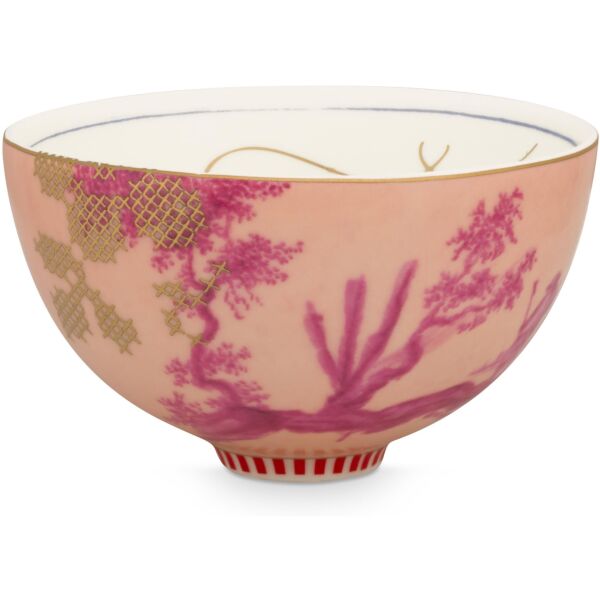 Heritage Kelebekli Pembe Kase 12 cm