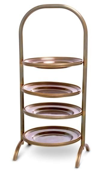 Cake standard Encore vintage brass
