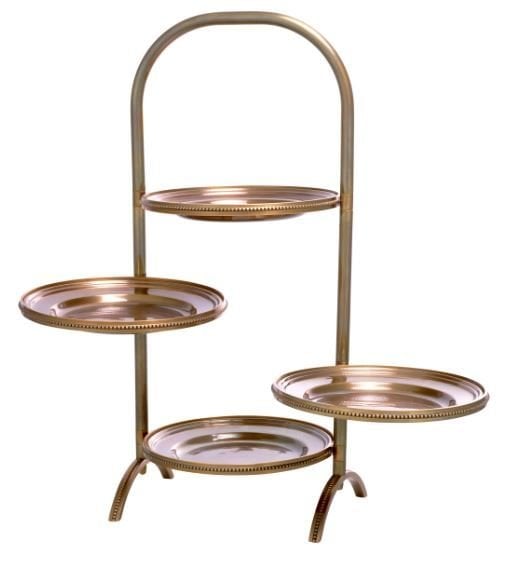 Cake standard Encore vintage brass