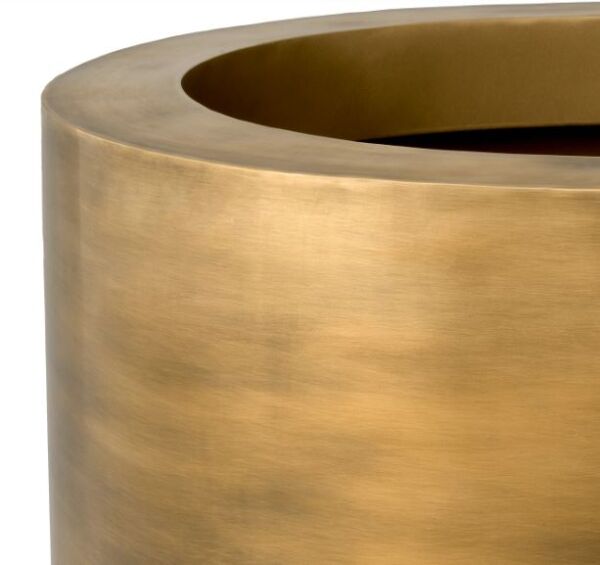 Planter Jasper round XS vintage brass