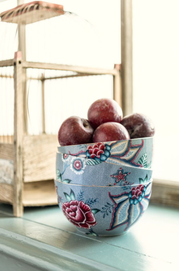 Flower Festival Mavi Kase 15 cm