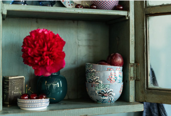 Flower Festival Mavi Kase 15 cm