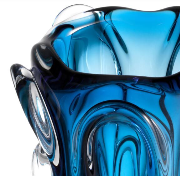 Vase Aila L blue