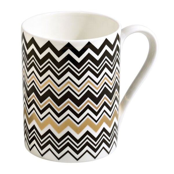 MISSONI ZIG ZAG - SIYAH-GOLD, KUPA