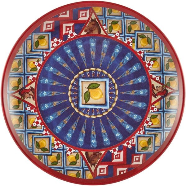 Positano At Figürlü Tabak 25 Cm