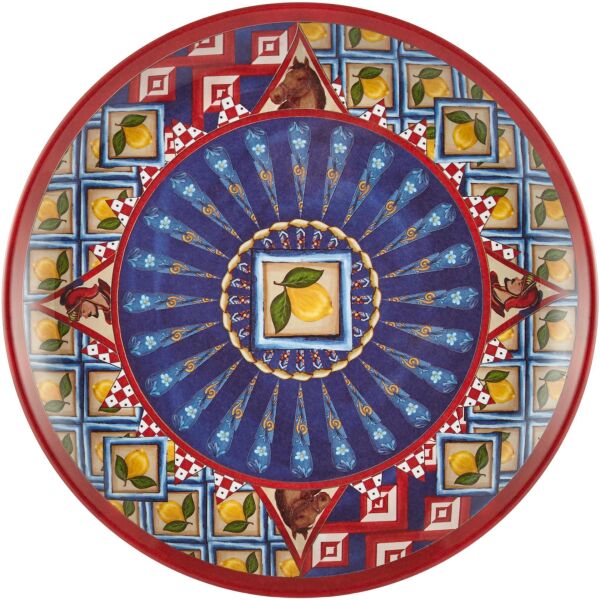Positano At Figürlü Tabak 25 Cm
