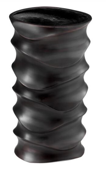 Vase Rapho bronze finish