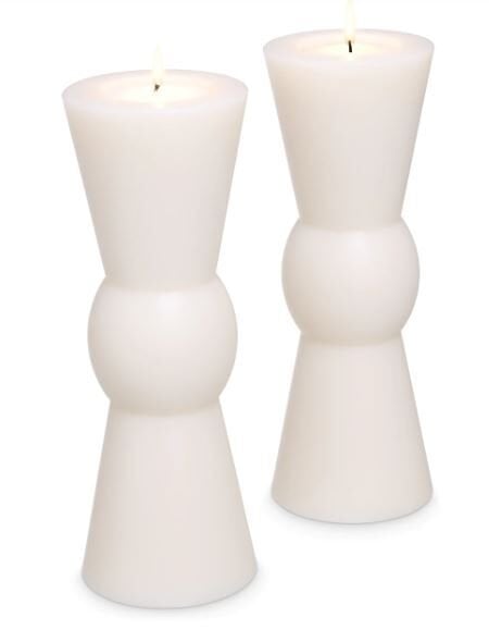Artificial Candle Arto L set of 2