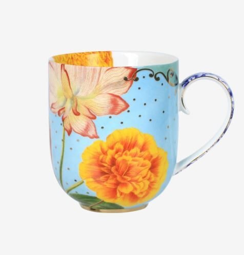 Mavi Porselen Kupa 325 Ml