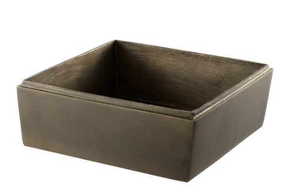 Ashtray Deluxe dark antique brass finish