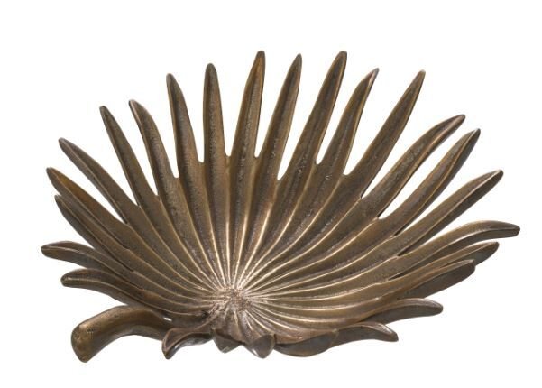 Tray Suma vintage brass finish