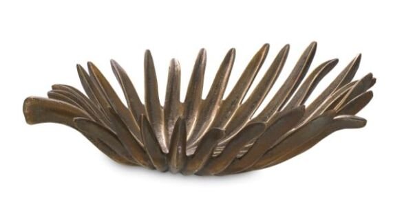 Tray Suma vintage brass finish