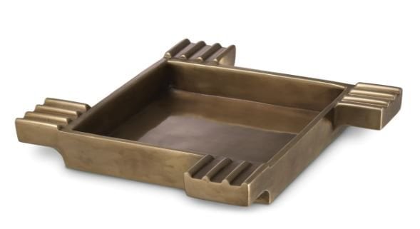 Ashtray Mack vintage brass finish