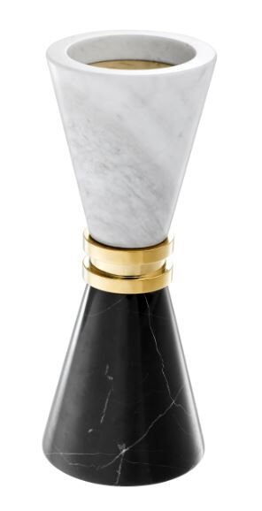 Candle Holder Diabolo black/white