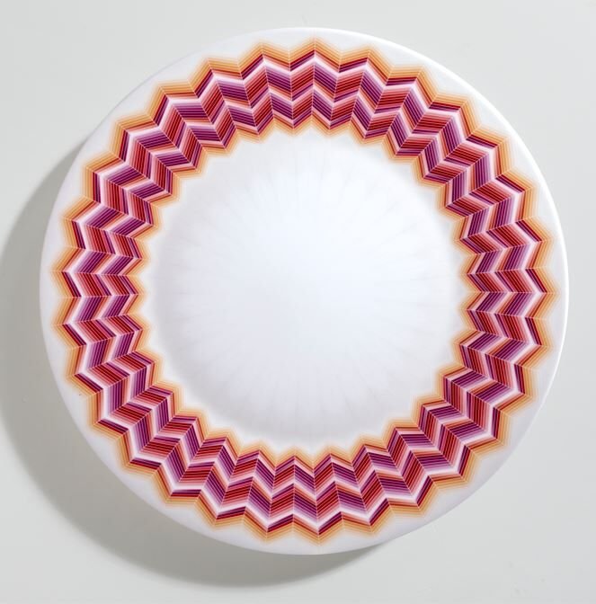 MISSONI ZIG ZAG JARRIS 156 - BORDO, SERVIS TABAGI 32 CM