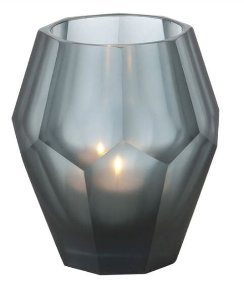 Tealight Holder Okhto L blue set of 2