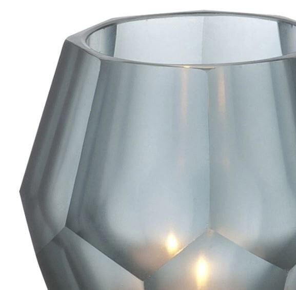 Tealight Holder Okhto L blue set of 2