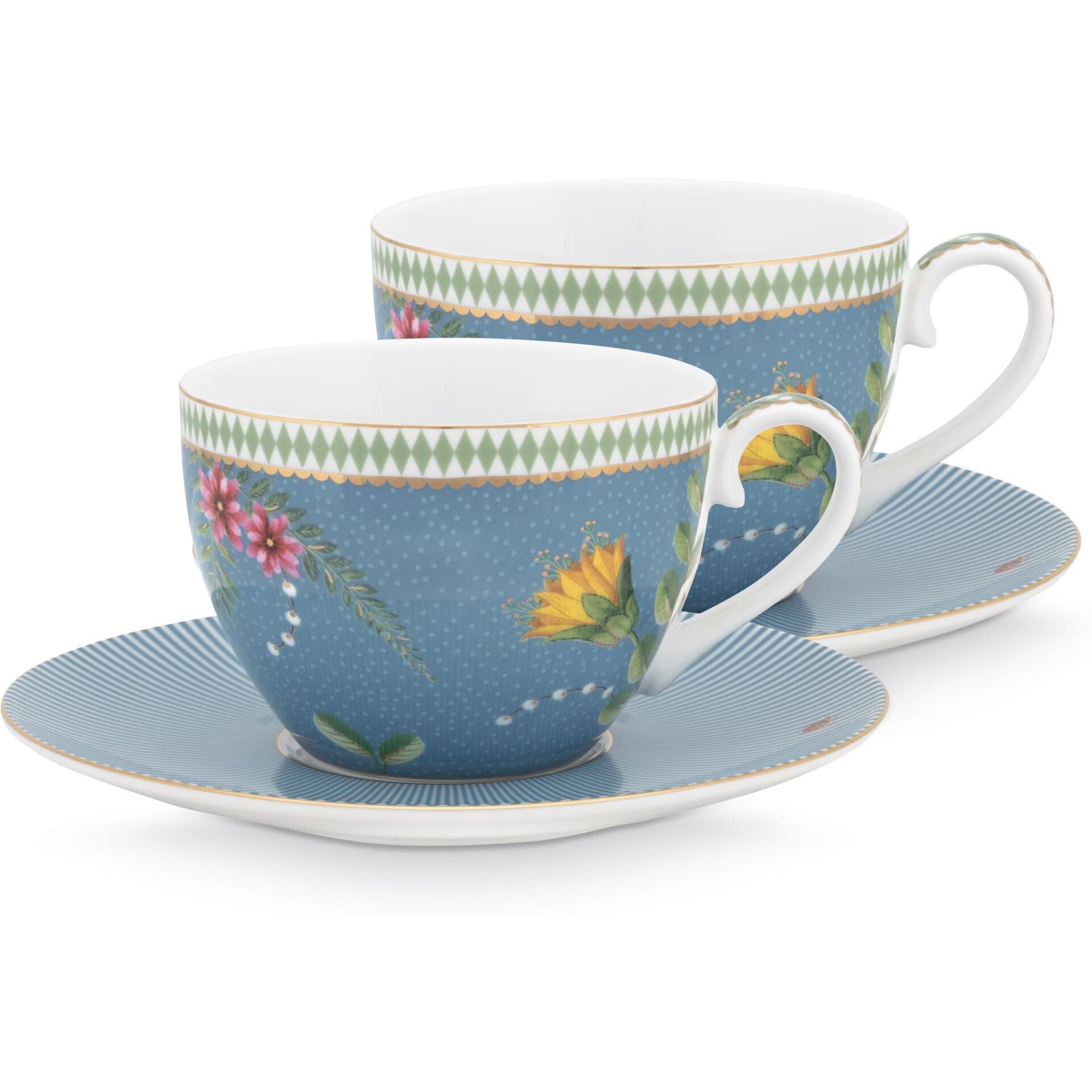 La Majorelle ikili Mavi Çay Fincanı Seti 280 Ml