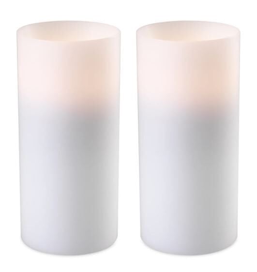Artificial Candle deep ø 10 x H. 21 cm