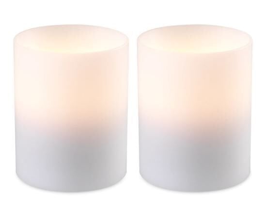 Artificial Candle deep ø 10 x H. 12 cm
