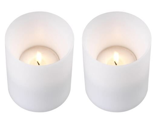 Artificial Candle deep ø 10 x H. 12 cm