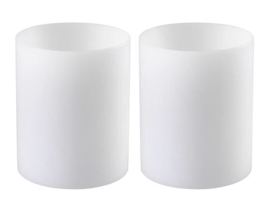 Artificial Candle deep ø 10 x H. 12 cm