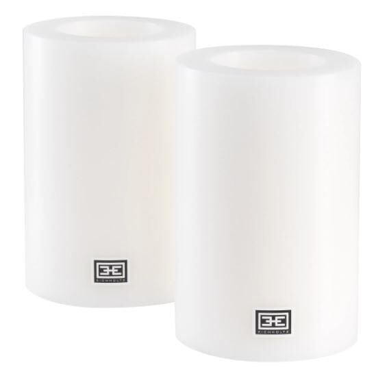 Artificial Candle ø 10 x H. 15 cm white