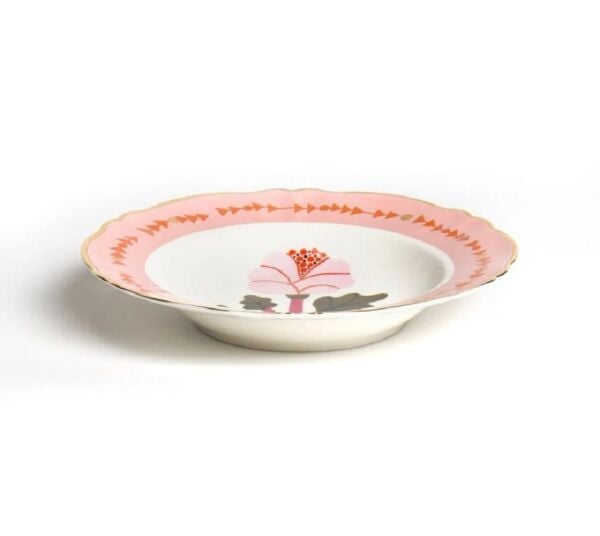 Rosa Çukur Tabak 23 cm