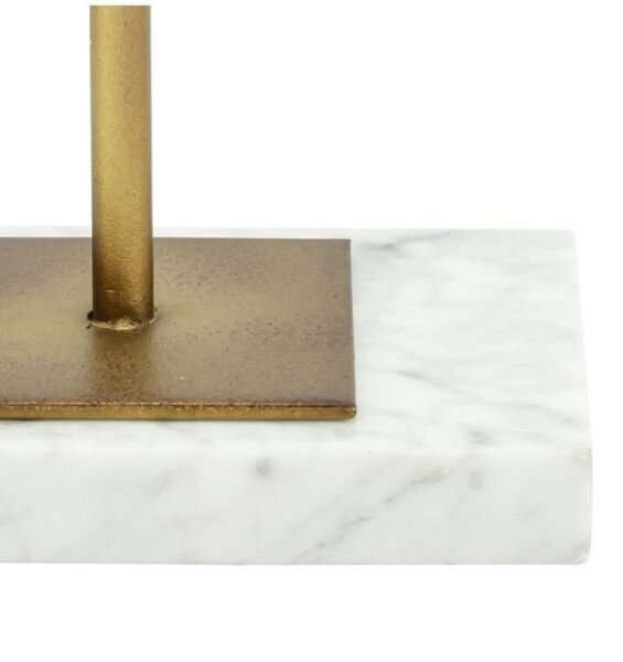 CORAL DISK+STAND H32 16X8 WHITE