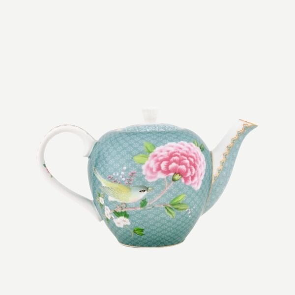 Blushing Birds Küçük Mavi Demlik 750 ml