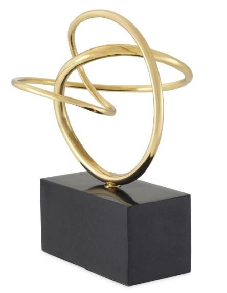 Object Frank polished brass granite