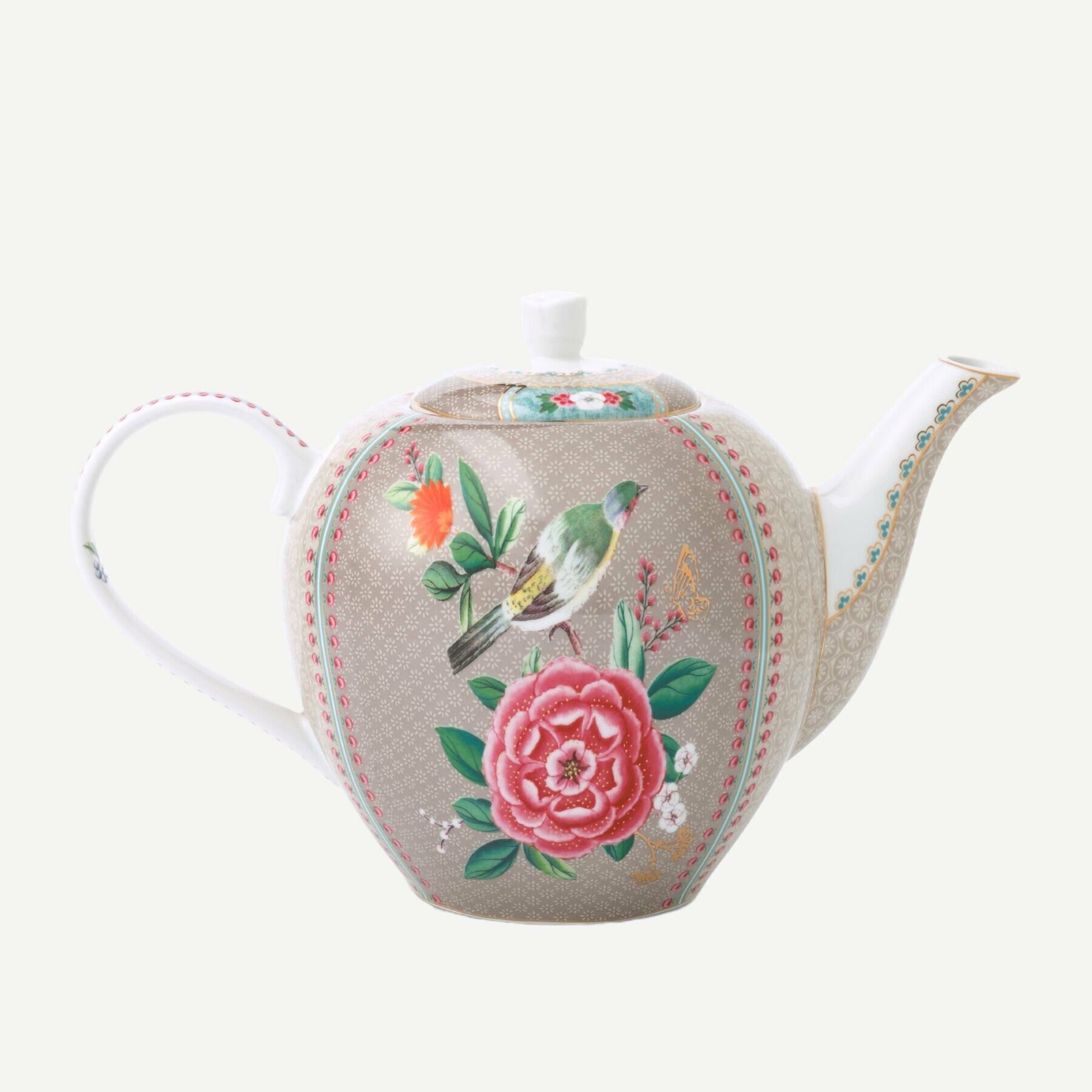 Blushing Birds Haki Demlik 1600 ml