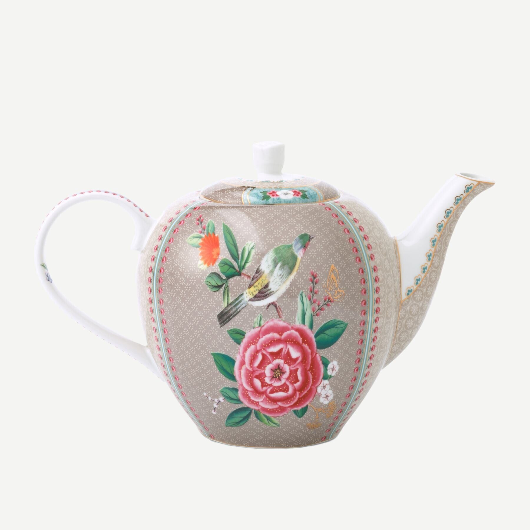 Blushing Birds Haki Demlik 1600 ml