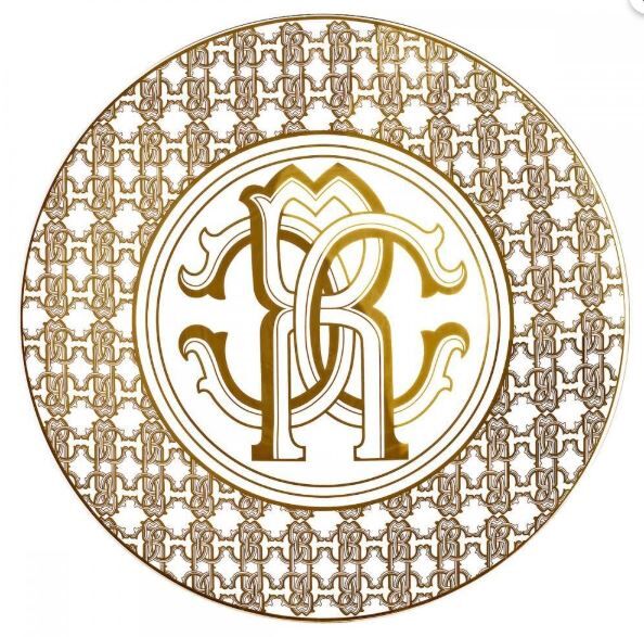 MONOGRAM GOLD - SERVIS TABAGI, 32 CM