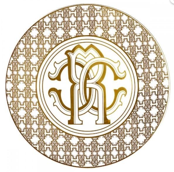 MONOGRAM GOLD - SERVIS TABAGI, 32 CM