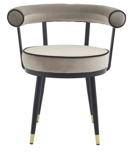 Dining Chair Vico savona greige velvet