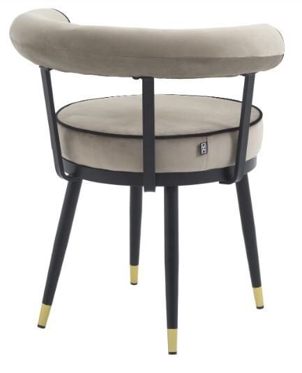Dining Chair Vico savona greige velvet