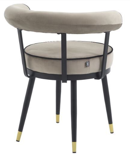 Dining Chair Vico savona greige velvet