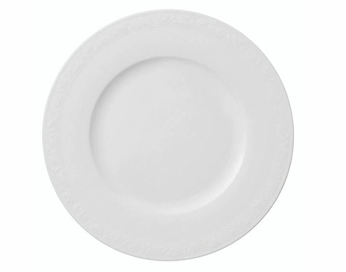 White Pearl Düz Tabak 22cm