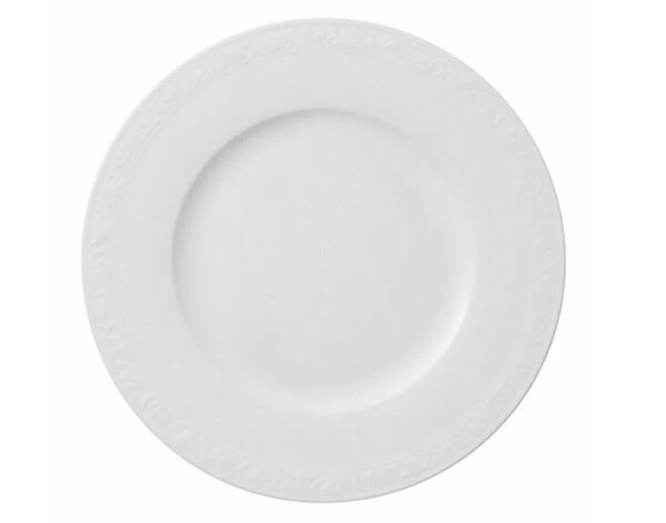 White Pearl Düz Tabak 22cm