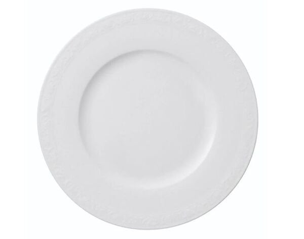 White Pearl Düz Tabak 22cm