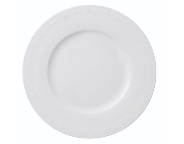 White Pearl Düz Tabak 22cm