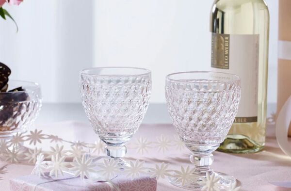 BOSTON  BEYAZ SARAP KADEHI 120 MM ŞEFFAF