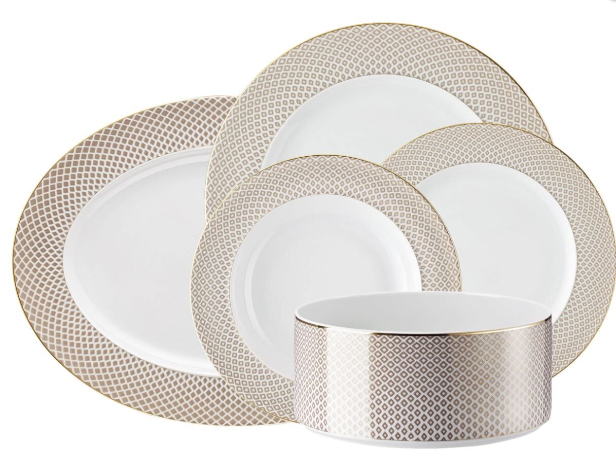 Carreau Beige 51 Parça Yemek Takımı