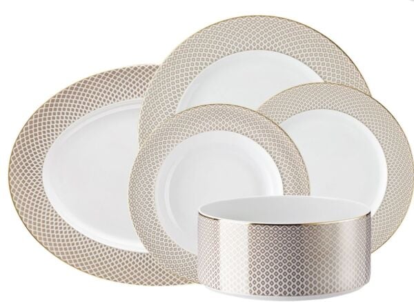 Carreau Beige 51 Parça Yemek Takımı