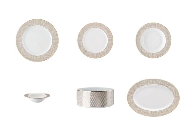 Carreau Beige 51 Parça Yemek Takımı